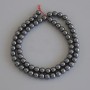 Hematite Beads Round 6mm+ on Thread, 40cm+ length