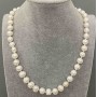 Necklace of natural freshwater pearls 8.5–10.5mm, 5x8-9mm +/-, length 47cm +/- with clasp