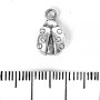 Findings Pendant Ladybird 14x9mm pack 20g +/- 14 pcs