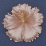 Brooch Pendant Petunia Flower Pink Matte Enamel Pink Rhinestones Gold-Tone Metal 51x51mm+
