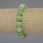 Chrysolite Olivine Bracelet, smooth bead, diameter 10mm+/-, length 18cm stretch