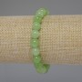 Chrysolite Olivine Bracelet, smooth bead, diameter 8mm+/-, length 18cm stretch