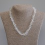 Moonstone Necklace, chips, diameter 6-10x2-5mm+-, length 50cm+- with clasp