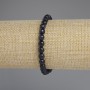Aventurine "Night of Cairo" Bracelet, faceted bead, diameter 6mm+/-, length 18cm+