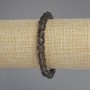 Smoky Topaz Bracelet, faceted cube, diameter 7x7mm+/-, length 18cm+