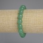 Jade Bracelet, Smooth Round Beads, diameter 10mm+/-, length 18cm+