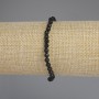 Shungite Bracelet, faceted bead, diameter 4mm +-, length 18cm +
