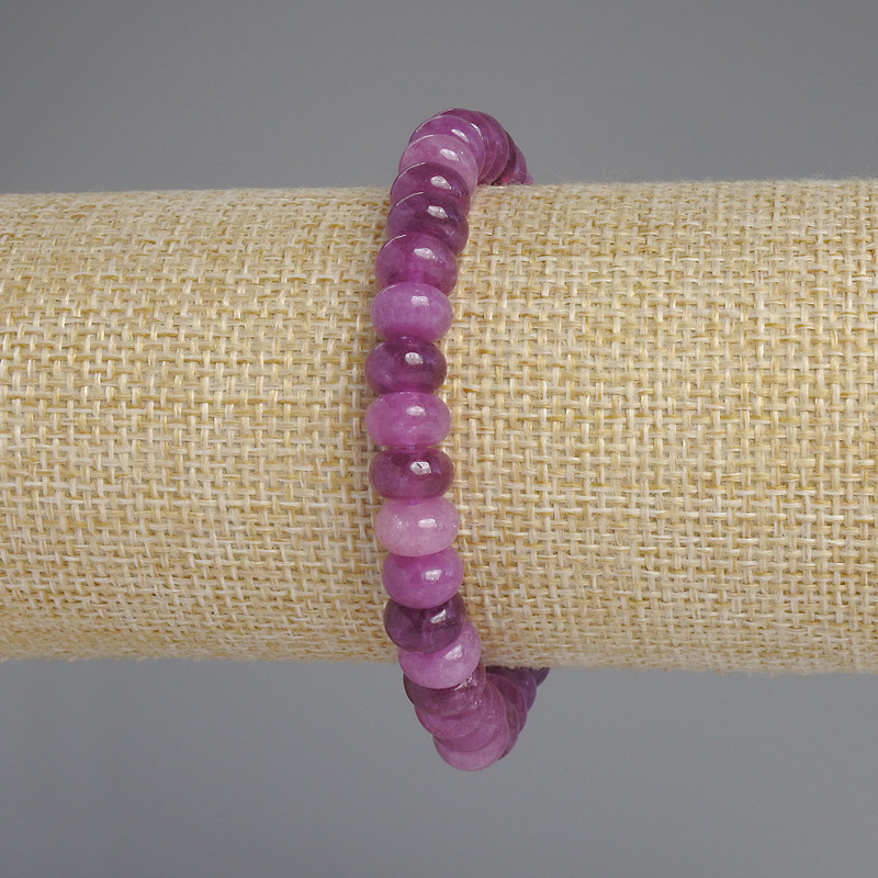 Tourmaline Bracelet, rondelle, diameter 8x5mm +-, length 18cm +