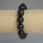 Golden Sheen Obsidian Bracelet, Smooth Round Beads, diameter 14mm, length 18cm +