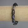 Agate Bracelet, barrel beads, diameter 14x10mm +-, length 18cm +- stretch