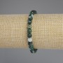 Bracelet Agate Smooth Round Beads, diameter 6mm+-, length 18cm+- stretch
