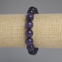 Cat's Eye Bead Bracelet, smooth round beads, 11.5mm, stretch length 18cm