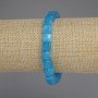 Aquamarine Cube Bracelet, Diameter 7-8mm+-, Length 18cm+- Stretch