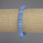 Aquamarine Rondelle Bracelet, Diameter 8x4.5mm+-, Length 18cm+- Stretch