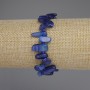 Kyanite Tumbled Butterfly Bracelet, Diameter 11-16x6-8mm+- Seed Beads 3mm+-, Length 18cm+- Stretch