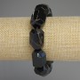 Hawk's Eye Bracelet, Faceted Beads, Diameter 20x16mm+, Length 18cm+/- Stretch