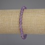 Amethyst Faceted Bead Bracelet, diameter 6mm+-, length 18cm+- stretch