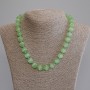 Cat's Eye Smooth Bead Necklace, diameter 12mm+-, length 50cm+- with clasp