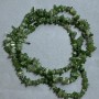 Jadeite Stone Chip Beads on Long Fishing Line, d 6-11x1-3.5mm+/-, length 76cm+