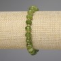 Jadeite Bracelet, Faceted Rondelle, Diameter 8x5mm+- Beads 3mm+-, Length 18cm+- Stretch