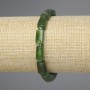 Jadeite Bracelet, Chip Beads, Diameter 11-12x6-7.5mm+- Beads 3mm+-, Length 18mm+- Stretch
