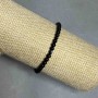 Agate Bracelet, Smooth Round Beads, diameter 4.5mm+/-, length 18cm+/- Stretch