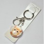 Keyring, diameter 3.5cm, length 9cm
