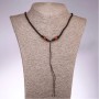 Jewellery Cord with Carnelian Bead, length 65cm