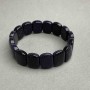 Aventurine Bracelet Cairo Night link, diameter 15.5x12mm+/-, length 18cm+/- stretch