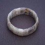 Labradorite Bracelet on elastic, rectangular link 2.4x1.1cm+