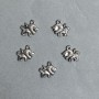 CLEARANCE! 0.5kg Pack, Lion Charm Findings, plastic, dark silver colour, size 16x16x3mm+/- hole diameter 2.3mm+