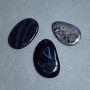 Natural Agate Stone Pendant 47-54x32-40mm+- with Natural Imperfections, Assorted Size
