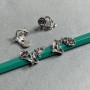 Bead Insert Finding Silver Metal Colour, Diameter 20x12mm+/- Hole, Diameter 8mm+/- Packaging 20g ~16pcs+