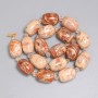 Desert Jasper Beads Barrel, Diameter 18x13mm+/- Seed Beads 5mm+/-, Length 37cm+/- on a String