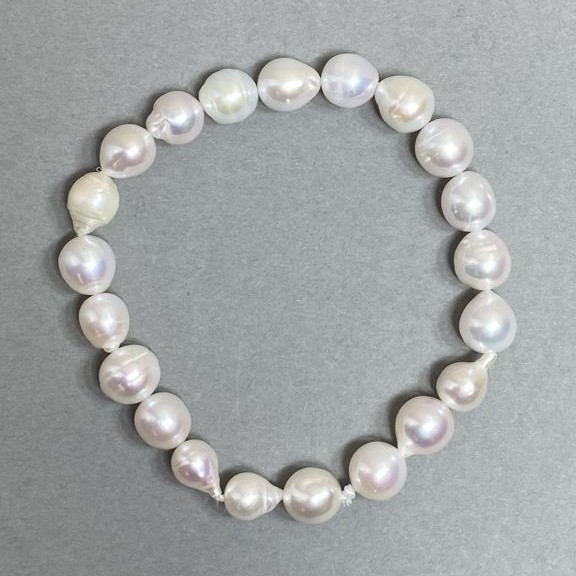 Freshwater Pearl Bracelet 6.5-8x8-9mm+-, length 18cm stretch