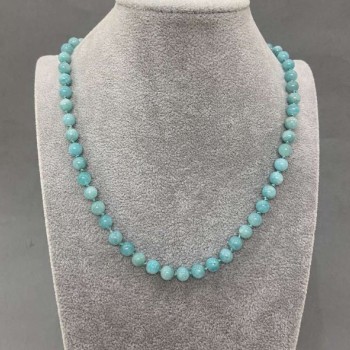 Amazonite Beads Smooth Round 6mm Diameter ±, length 45cm ± with clasp