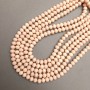 Czech Crystal Beads on a String, Faceted Rondelle, Diameter 8x6mm+-, Length 37cm+