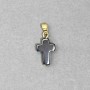 Hematite Cross Pendant 21x10mm+