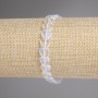 Moonstone Heart Bracelet 8mm+/-, length 18cm+/- stretch