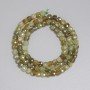 Grossular Garnet Faceted Cube Beads 4x4mm+/-, length 39cm+/- strand
