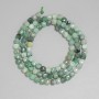 Emerald Beads Faceted Cube 4x4mm+-, 39cm+- Length on Thread