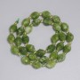 Jadeite Faceted Rice Beads 10x8mm+/- with 3mm+/- Seed Beads, length 38cm+/- strand
