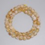 Citrine Beads Faceted Cube 8x8mm+/-, length 38cm+/- on a thread