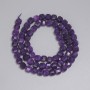 Sugilite Beads Faceted Cube 5x5mm+-, Length 38cm+- on Thread