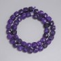 Sugilite Beads Faceted Cube 8.5x8.5mm+-, Length 37cm+- on Thread