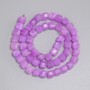 Lavender Amethyst Beads Faceted Cube 6.5x6.5mm+-, Length 36cm+- on Thread