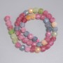 Tourmaline Beads, Faceted Cube 7–7.5 mm, 5x7-7, 5 mm+-, Thread Length 37 cm±