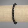 Tourmaline Faceted Cube Bracelet, Diameter 5x5mm+/-, Length 18cm+/- Stretch