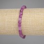 Tourmaline Faceted Cube Bracelet, Diameter 5x5mm+/-, Length 18cm+/- Stretch