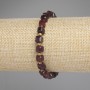 Tourmaline Faceted Cube Bracelet, Diameter 6x6mm+/-, Seed Beads 3mm+/-, Length 18cm+/- Stretch